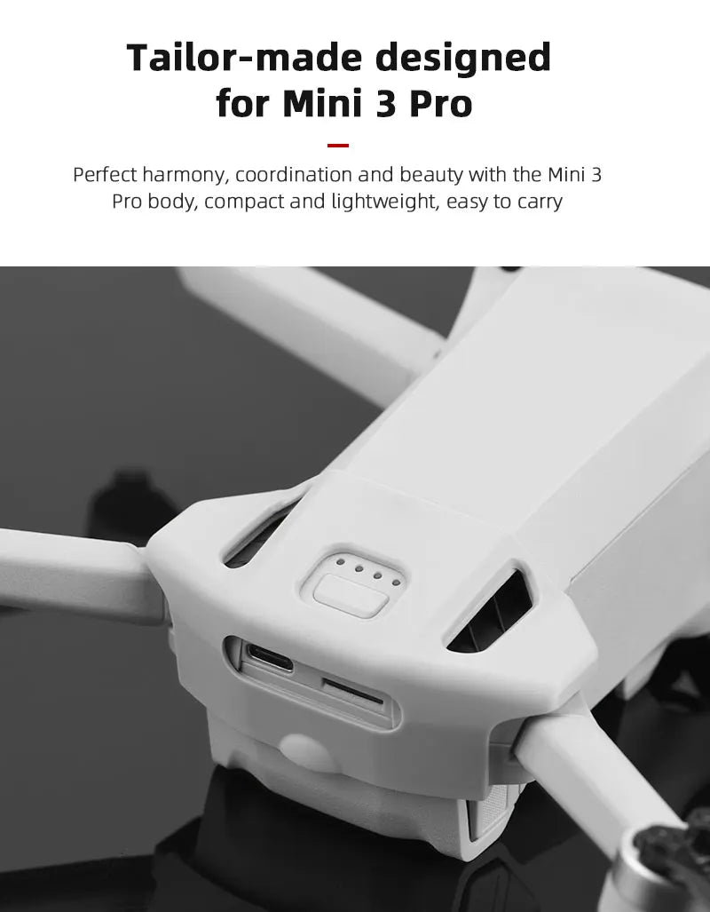 Battery Holder for DJI Mini 3 Pro, Tailor-made designed for Mini 3 Pro Perfect harmony, coordination and beauty with the Mini 3