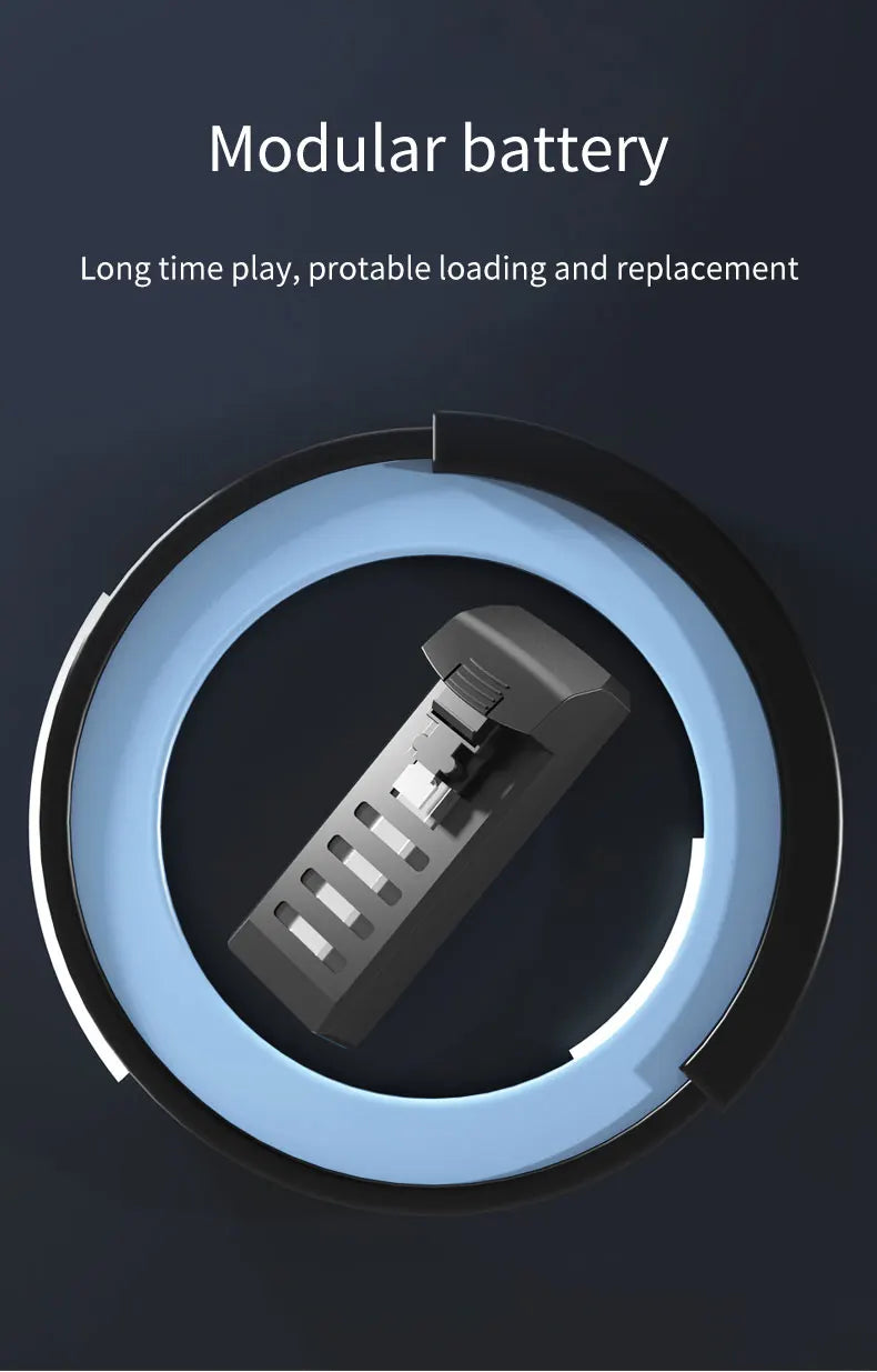 JJRC H108 DIY Assembly RC Drone - 360 Degree Flip Kids Photography Remote Control Aircraft with 4K Dual Camera Quadcopter Toy 29 modular battery long time play, protable loading and