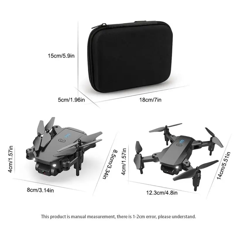 Q12 Drone, 12cm/4.8in this product is manual measurement; there is