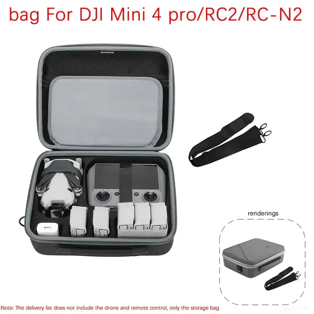 bag For DJI Mini 4 pro/RCZIRC-N2 renderings Note: