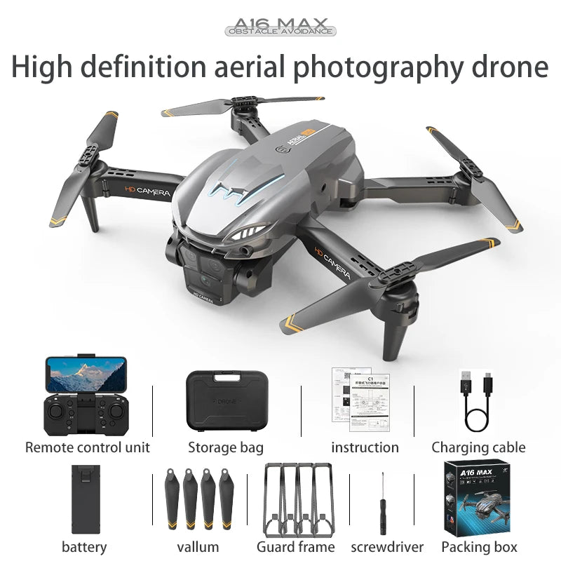 A16 MAX Drone, OBSIACLENJDANCE - High definition aerial photography drone .
