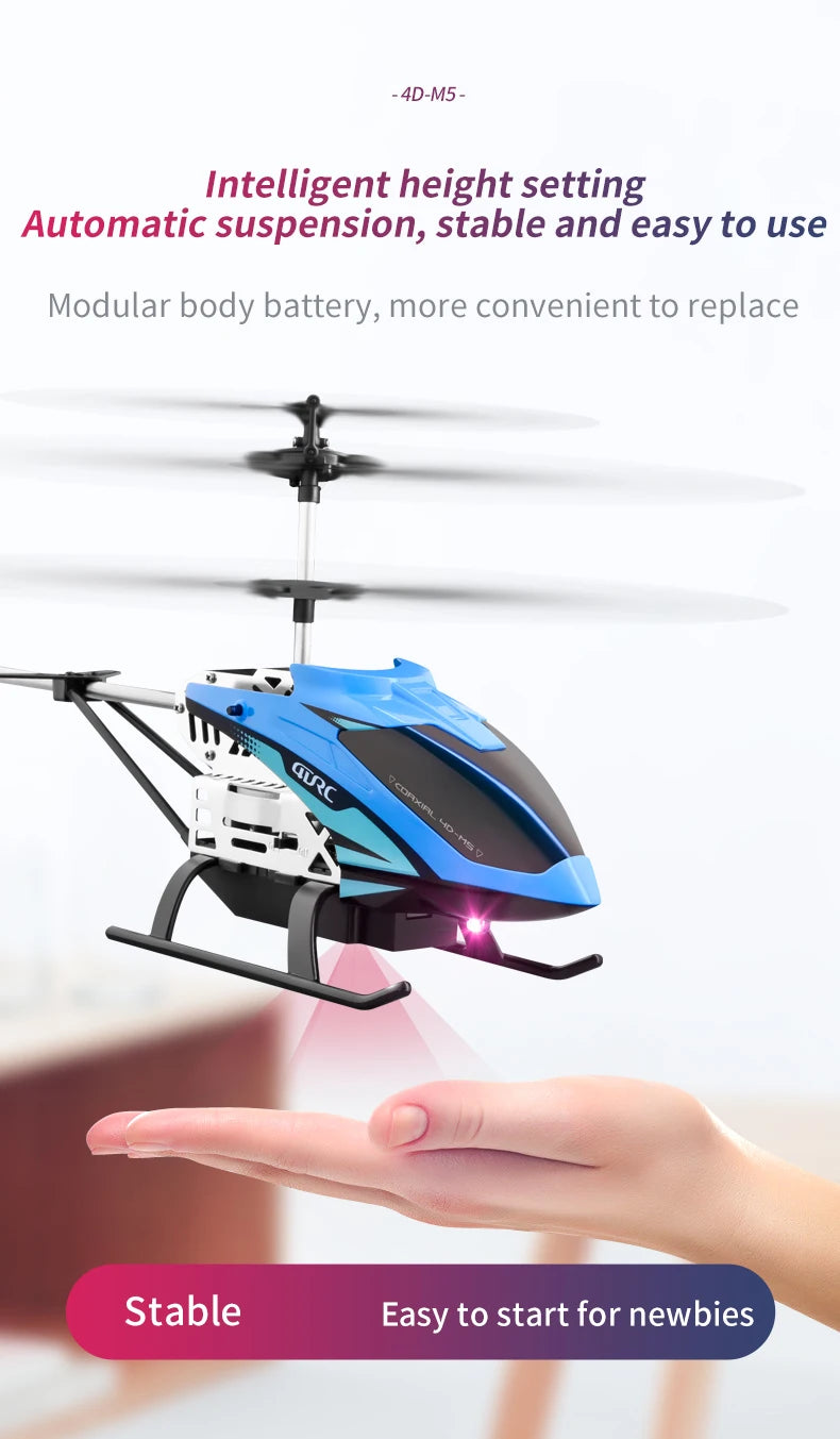 4DRC M5 RC Helicopter, 4D-M5_ Intelligent height setting Automatic suspension, stable and easy to use Modular