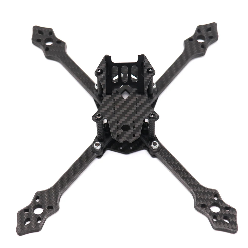 5-Inch Drone Frame Kit, Black Bird 210S Carbon Fiber Four-wheel Drive Attributes : Assembl