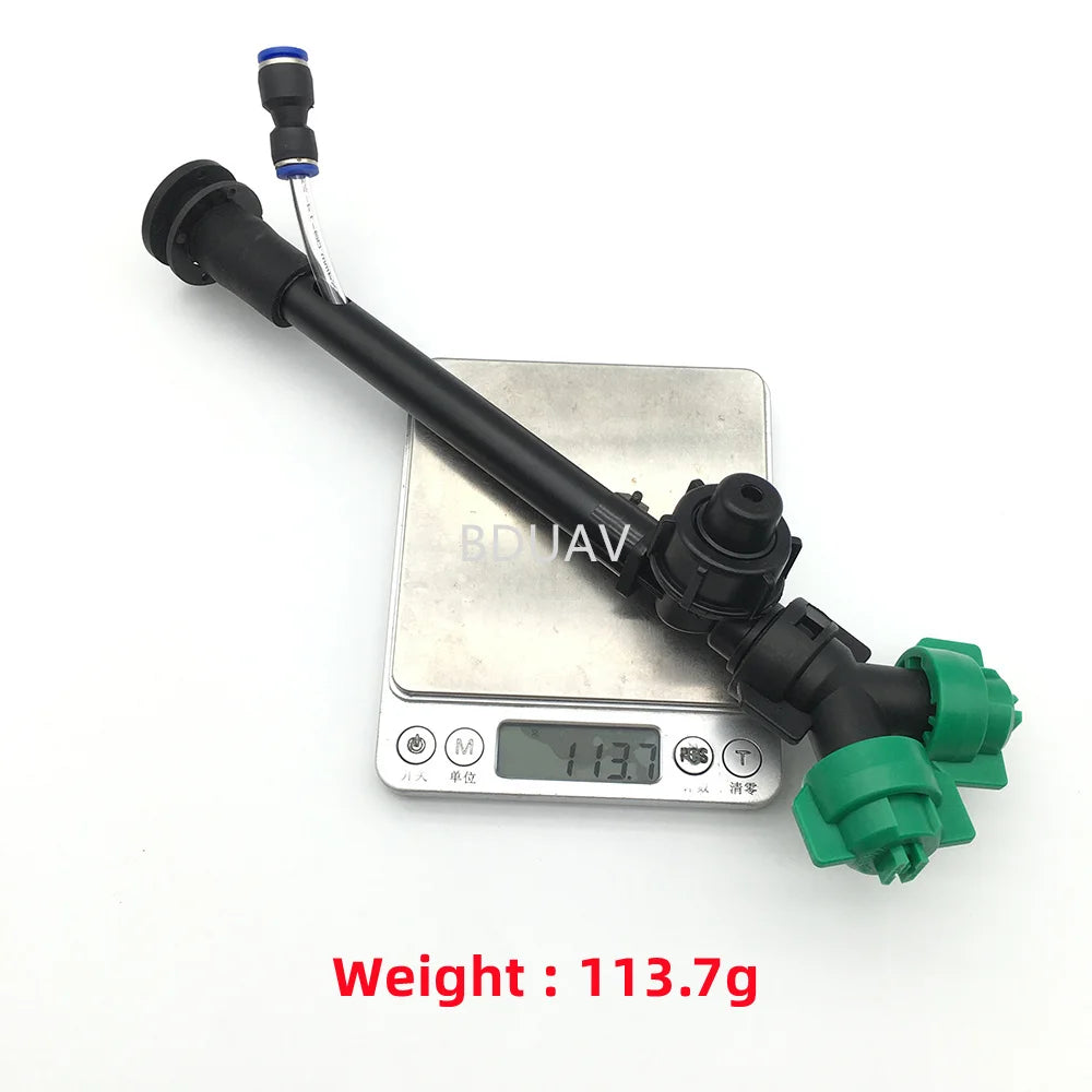 DIY Agricultural spraying drone Double nozzle - anti-collision Y spray extension rod high-pressure atomizing nozzle for X8 power 12 DIY Agricultural spraying drone Double nozzle SPECIFICATIONS Wheelbase :