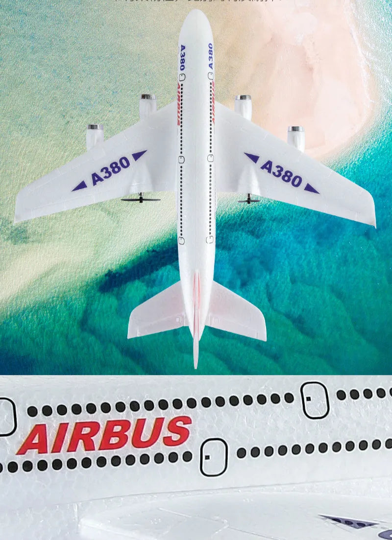 Airbus A380 Boeing 747 RC Airplane - Remote Control Toy 
