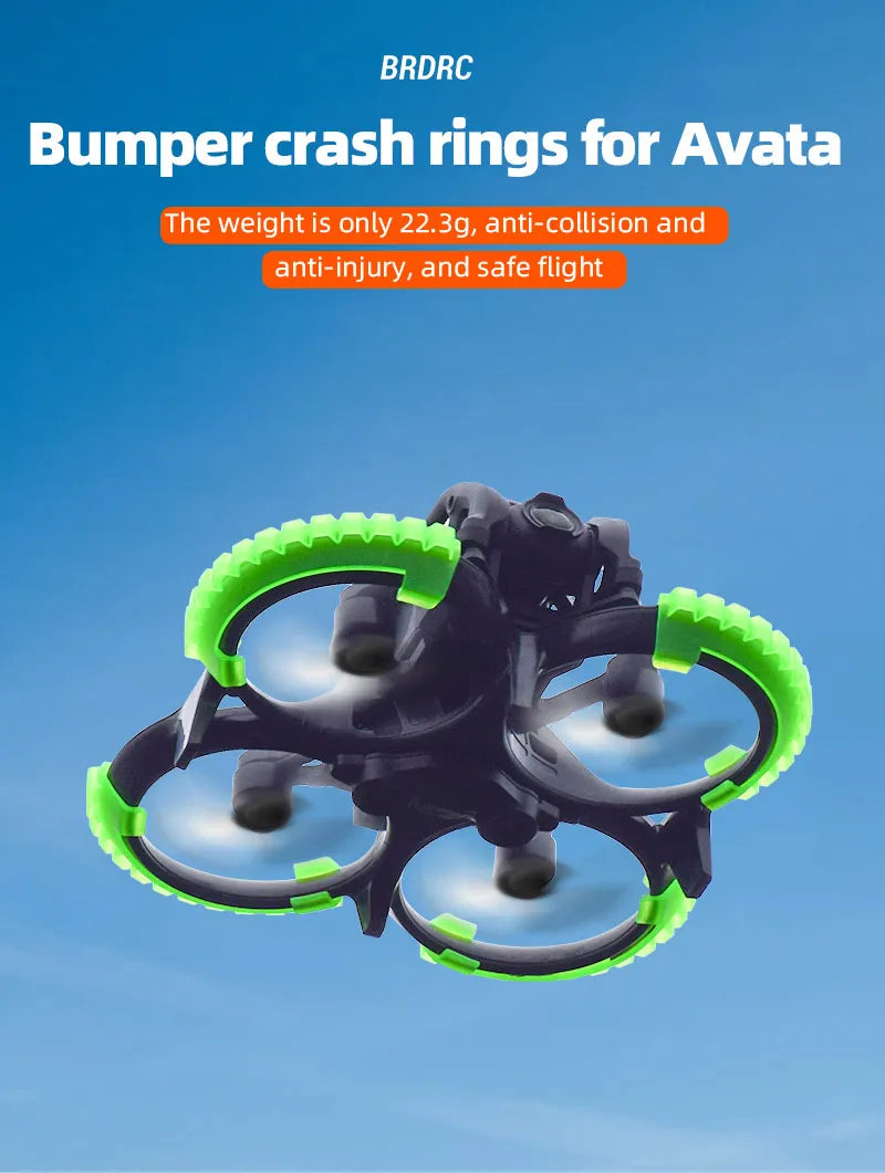 BRDRC Bumper crash rings for Avata The weight is only 22.3