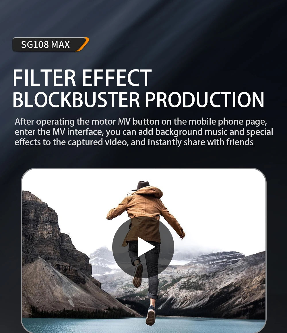 G108 Pro MAx Drone, SG108 MAX FILTER EFFECT BLOCKBUSTER PRODUC