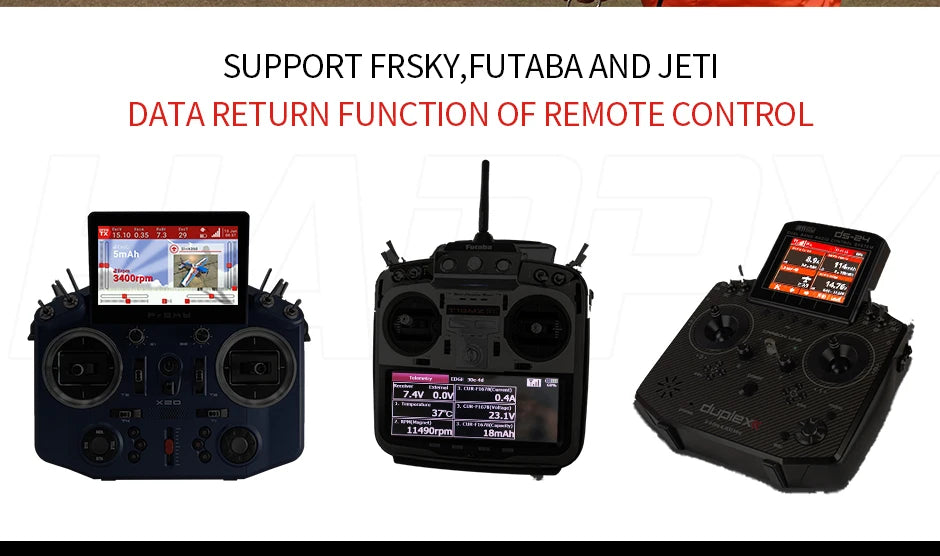 T-MOTOR AM LINK ESC, FRSKY,FUTABA AND JETI DATA RETURN FUNC