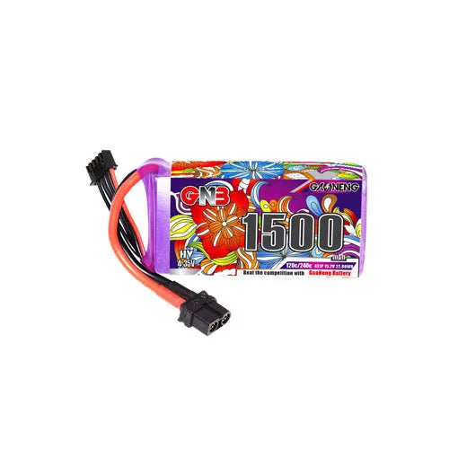 GNB 15.2V LiPo drone battery for professional and hobbyist use, suitable for racing, freestyle, and aerobatic flying.