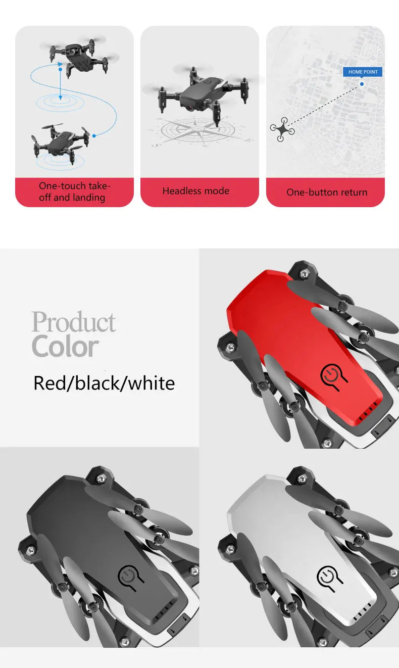 LF606 Drone, homepoint one-touch take- headless mode one-button