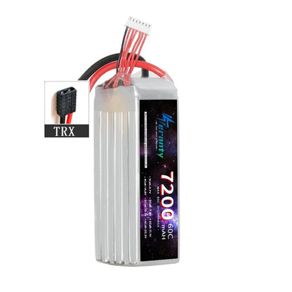 TERANTY 6S 22.2V 7200mAh 60C Lipo Battery for RC FPV Drones With Deans T XT90 EC5 XT60 Connector