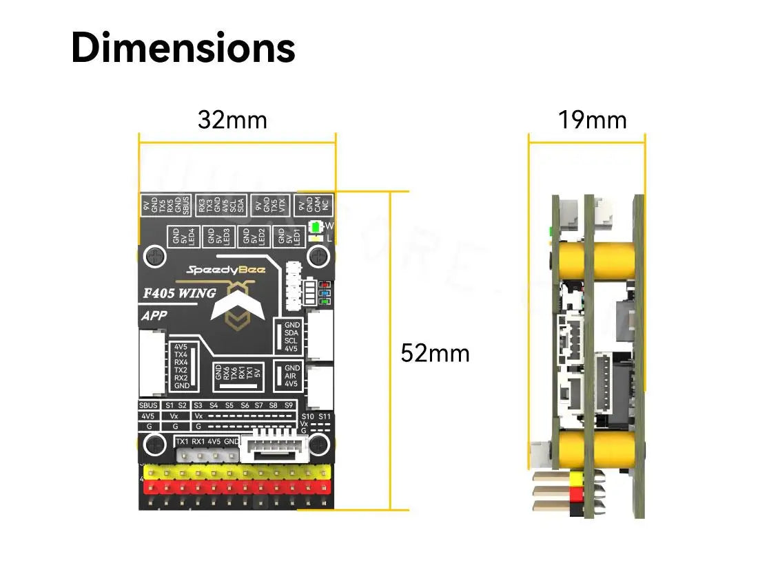 SpeedyBee F405 WING APP ArduPilot INAV 2