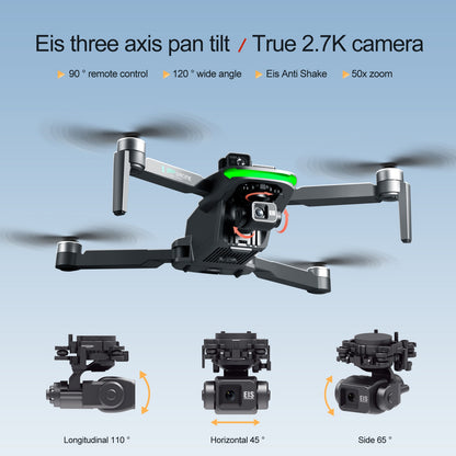S155 Pro GPS Drone, EIS EIS Longitudinal 110 Horizontal 45 Side