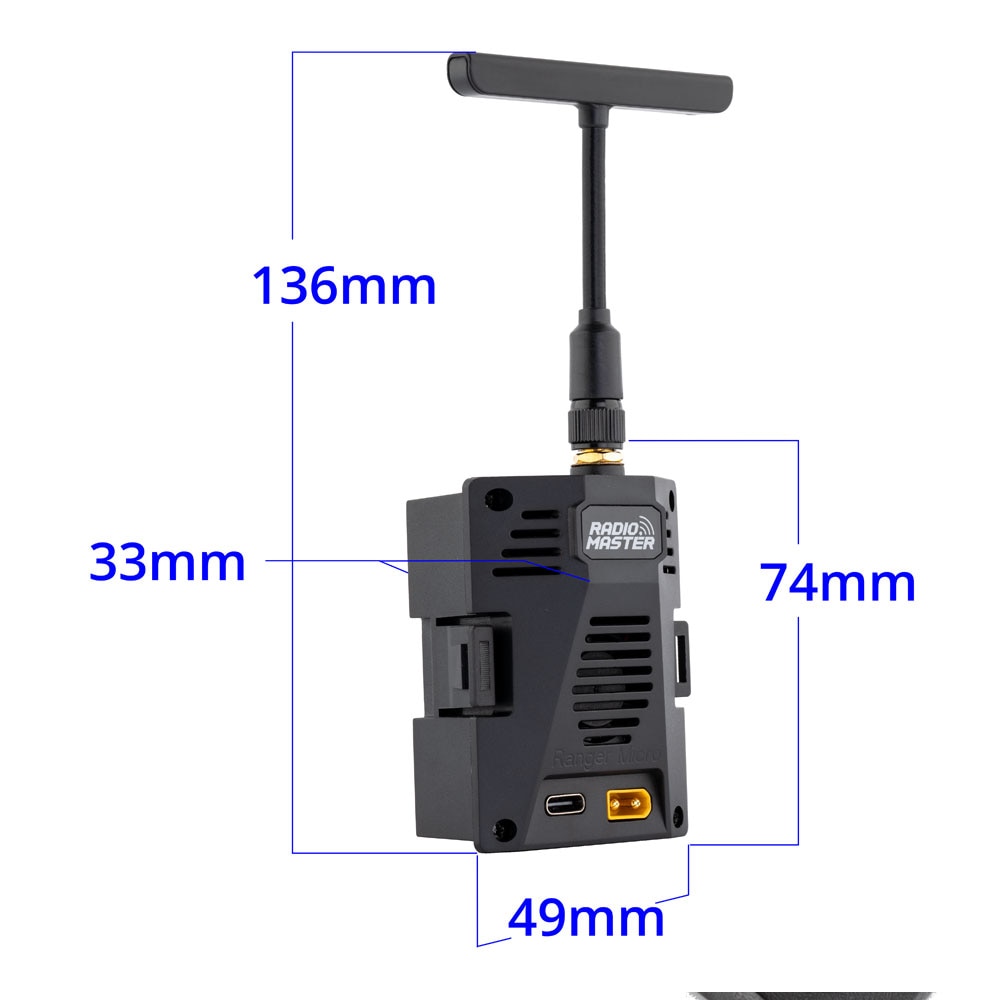 RadioMaster Ranger Micro 2.4GHz ELRS Module Combo Set for