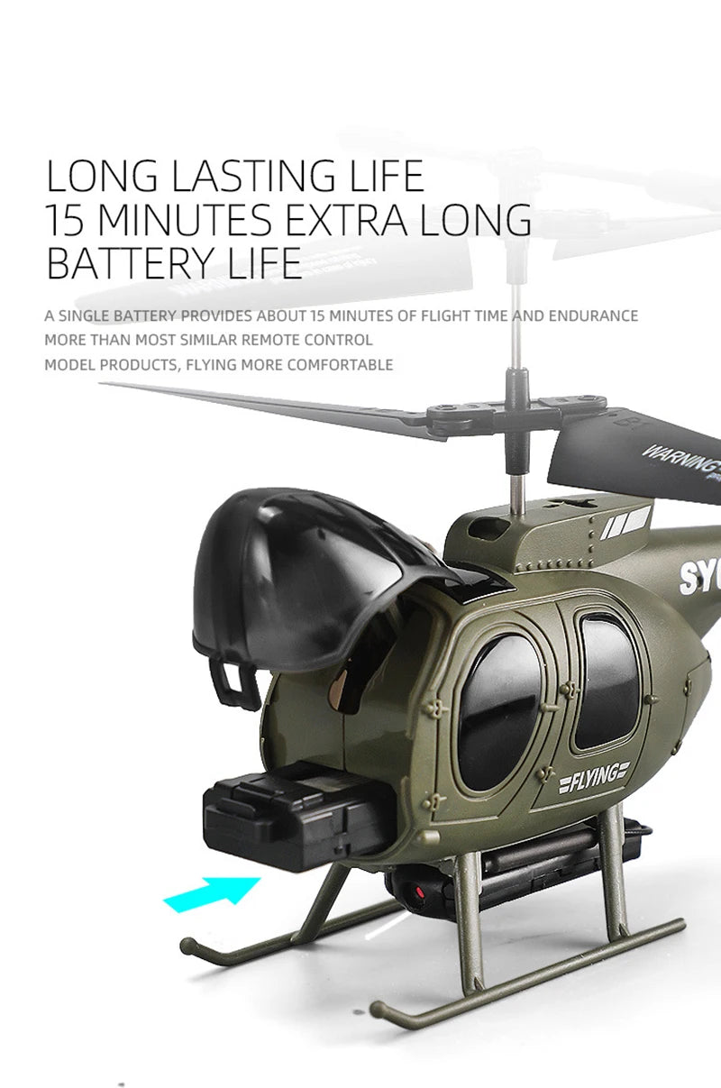 SY61 Rc Helicopter, LONG LASTING LIFE 15 MINUTES EXTRA LONG BAT