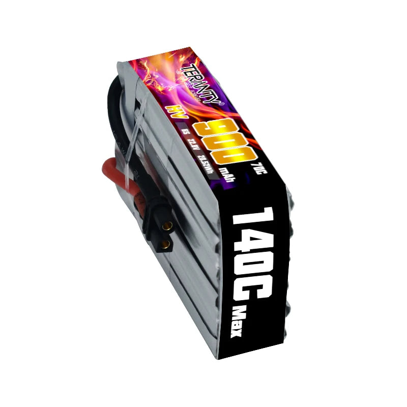 Teranty 6S HV 22.8V 900mAh  70C/140C Lipo Battery, Teranty 6S HV 900mAh Lithium-Ion Battery