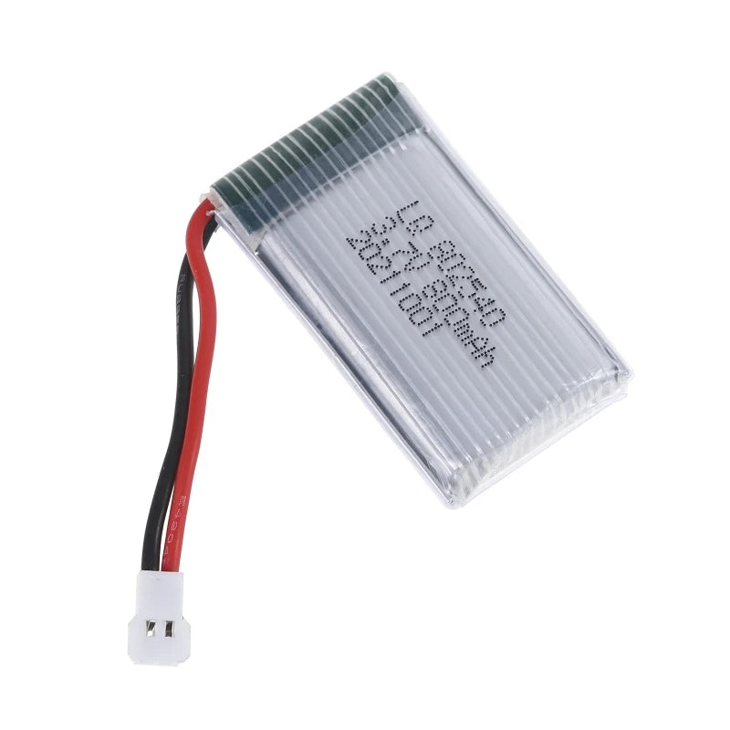 3.7V 800mAh 802540 Drone Battery, High-capacity drone battery with 3.7V voltage and 800mAh capacity.