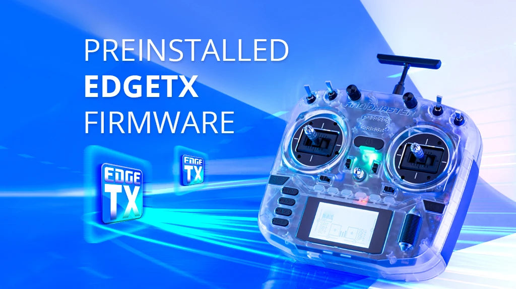 RadioMaster Boxer Transparent Version, PREINSTALLED EDGETX FIRMWARE (ngf) TY