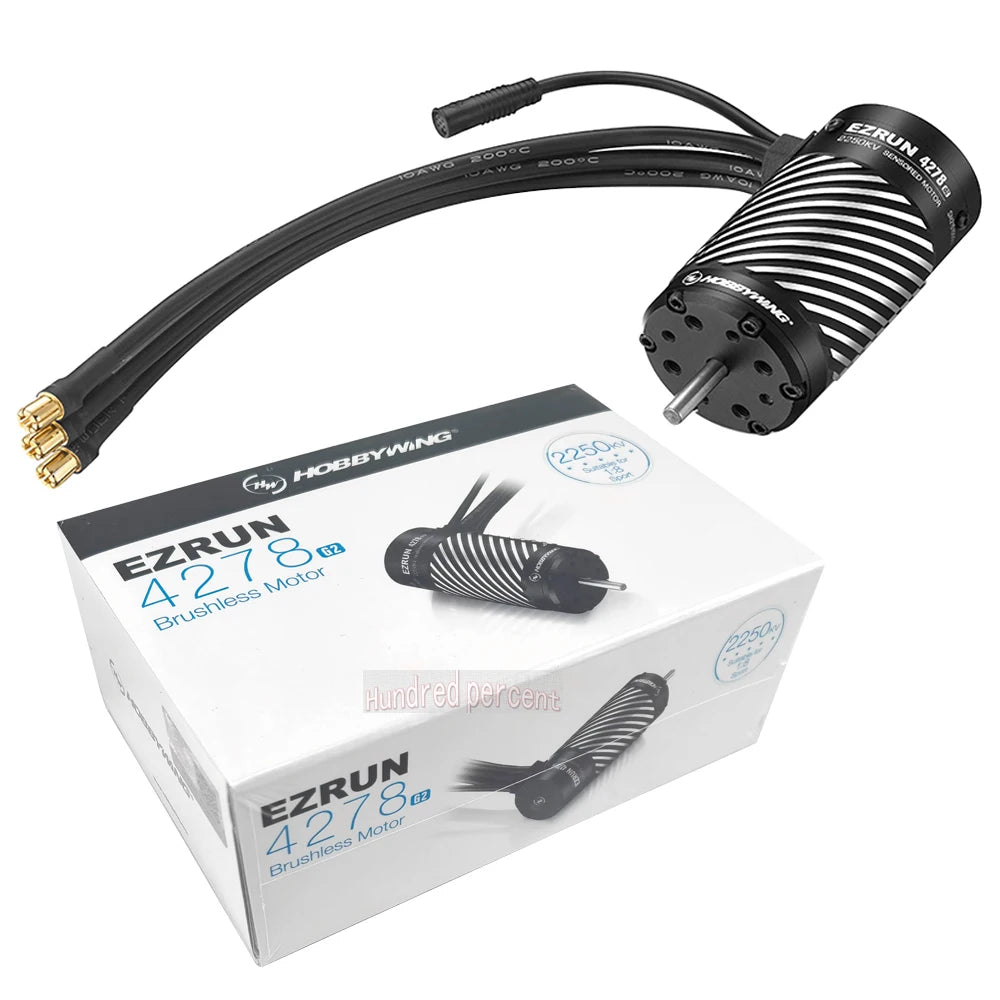 Hobbywing EZRUN MAX8 G2 3-6S Brushless Sensored 4278SD 2250KV/4268SD 3-4S 2500KV 2250kv Motor For 1/8 1/10 Truck Car 9 Hobbywing EZRUN MAX8