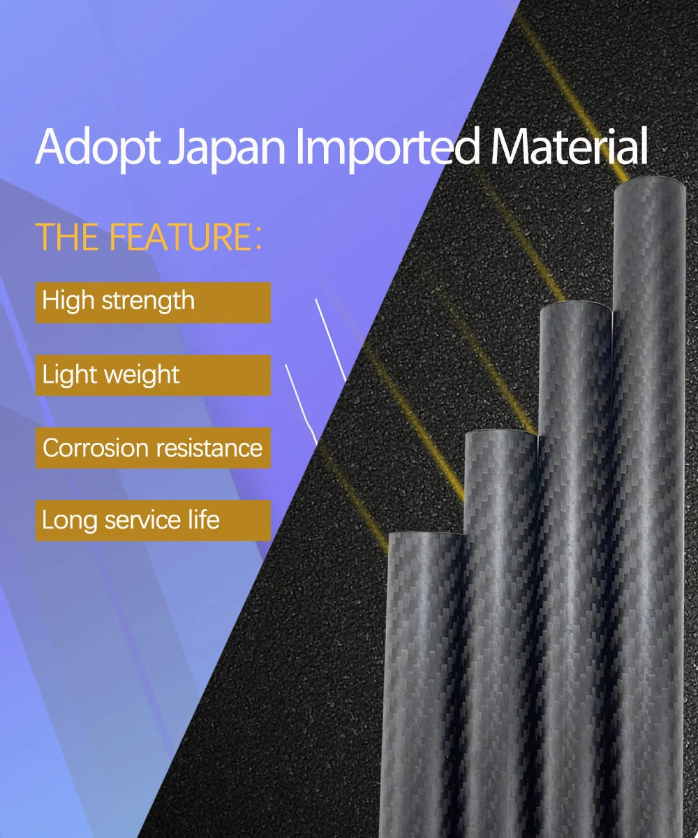 High-strength, lightweight, corrosion-resistant Japanese technology with long lifespan.