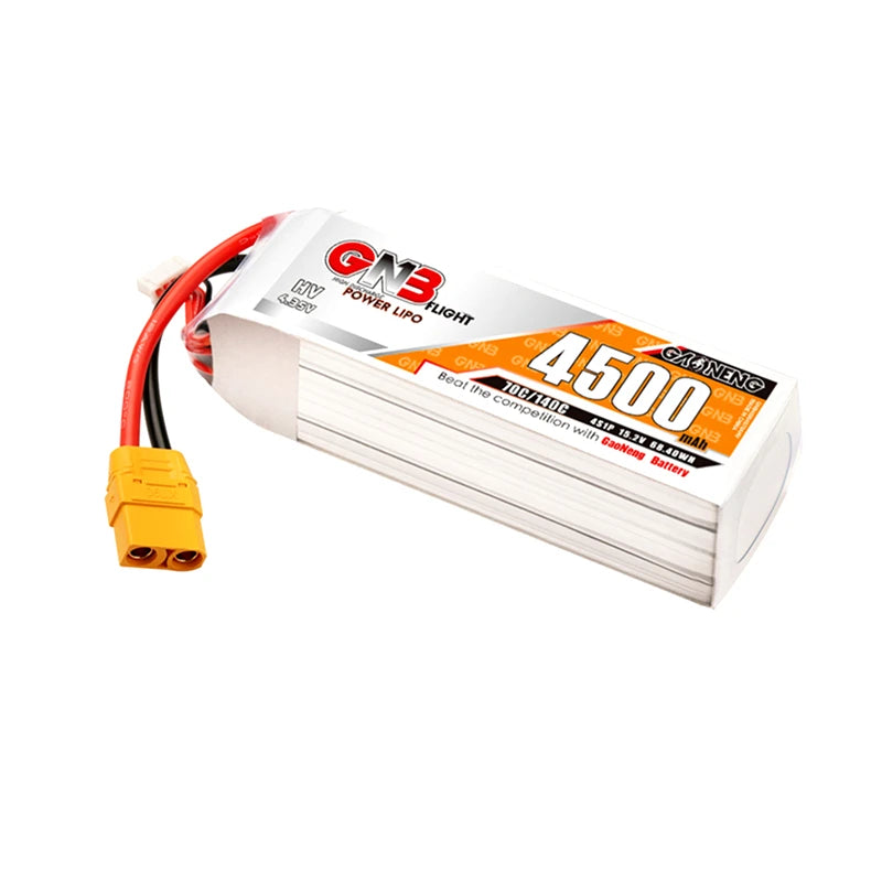 GNB 4S HV 15.2V 4500mAh 70C/140C Lipo Drone Battery