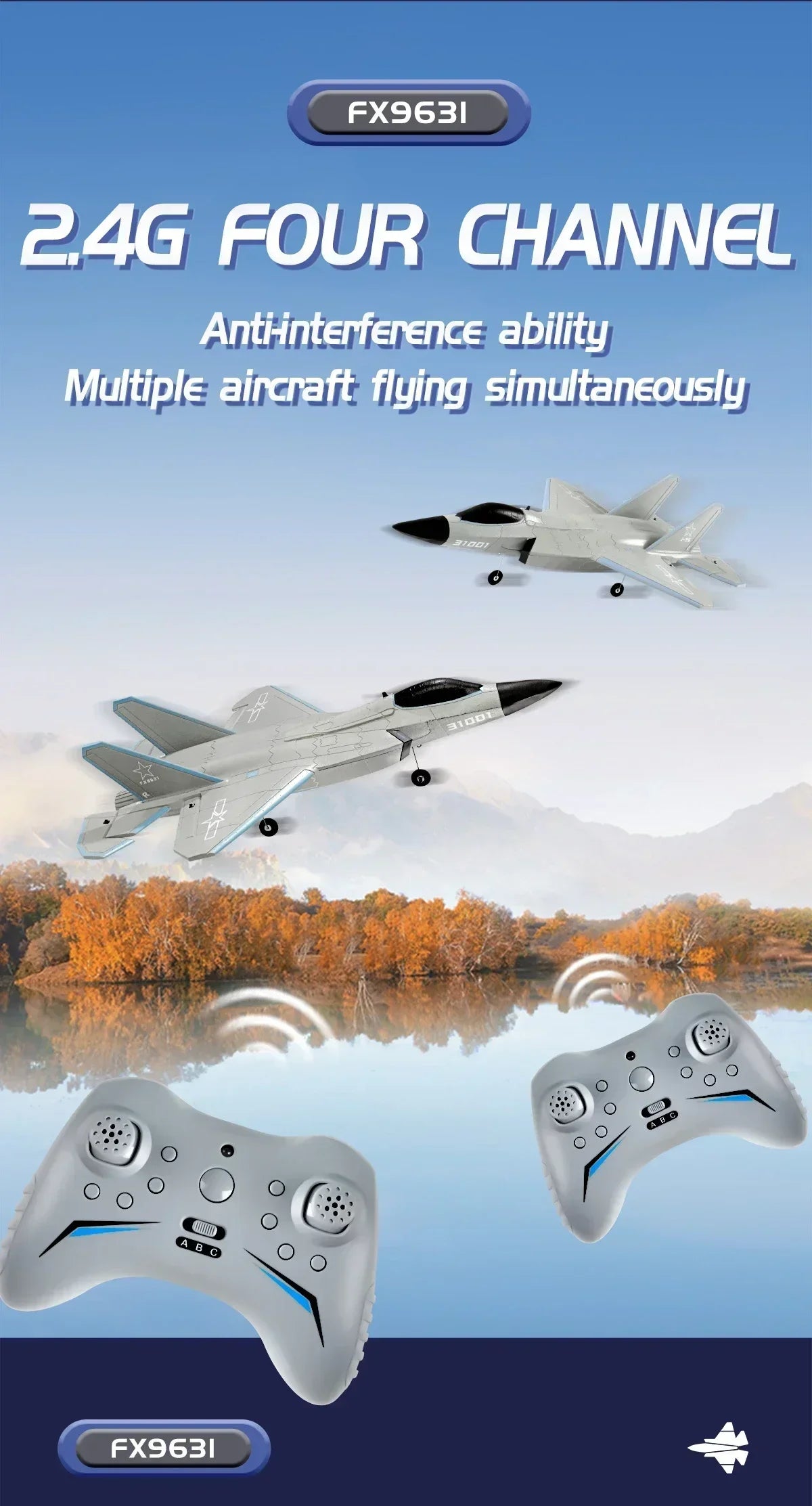 Large-scale flying drone with anti-interference capabilities for multi-aircraft simultaneous flight.