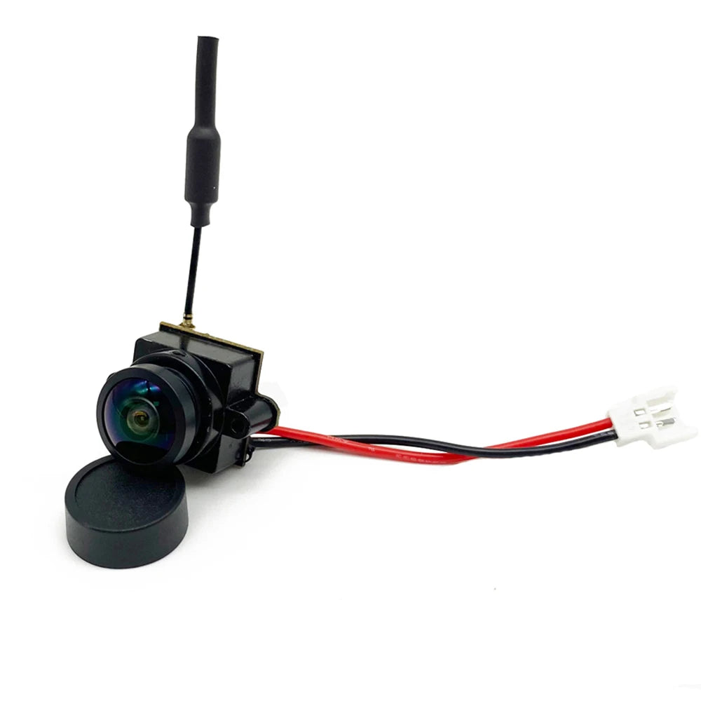 RXCRC 5.8G FPV 48CH 25mW Transmitter VTX-CAM with 1000TVL 180 degree AIO Camera for RC indoor FPV Racing Drone Parts 20 5.8G 48CH 25mW Transmitter VTX Camera Size : 19