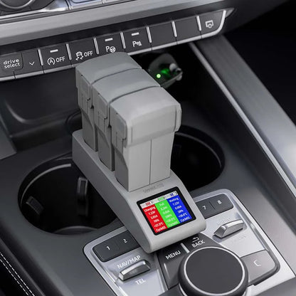 StartRC Charging Hub with Digital Display for DJI Mini 4 Pro/Mini 3 Pro/Mini 3 – 3‑Way PD Fast Charge, Sequential Battery Manager