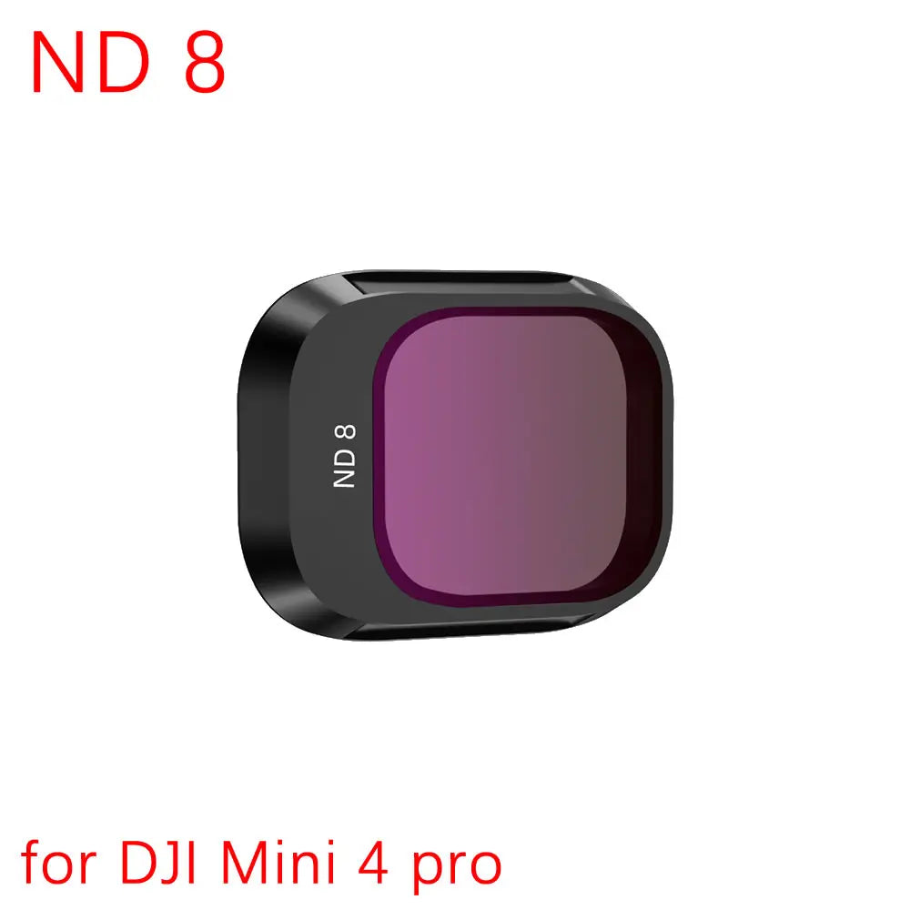 Aluminum Alloy Filter Set for DJI Mini 4 Pro Filter Camera - Optical Glass ND8/16/32/64 CPL Polarizer Nd Filters Accessoires 16 Aluminum Alloy Filter Set for DJI Mini 4 Pro Filter Camera SPECIF