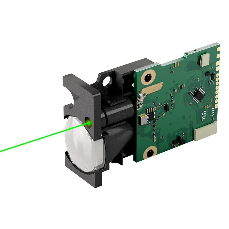 Meskernel LDJ-150 Green Laser Distance Sensor Module for RTK, 100 m Range, 520 nm Class II, TTL/RS232/RS485/Bluetooth