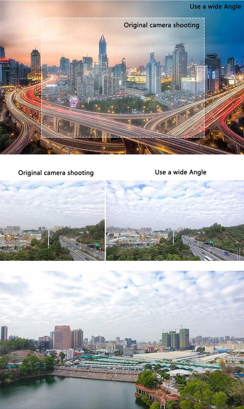 Wide-Angle lens Filter for DJI Mini 3 Pro, original camera shooting Use a wide Angle Original camera shooting .