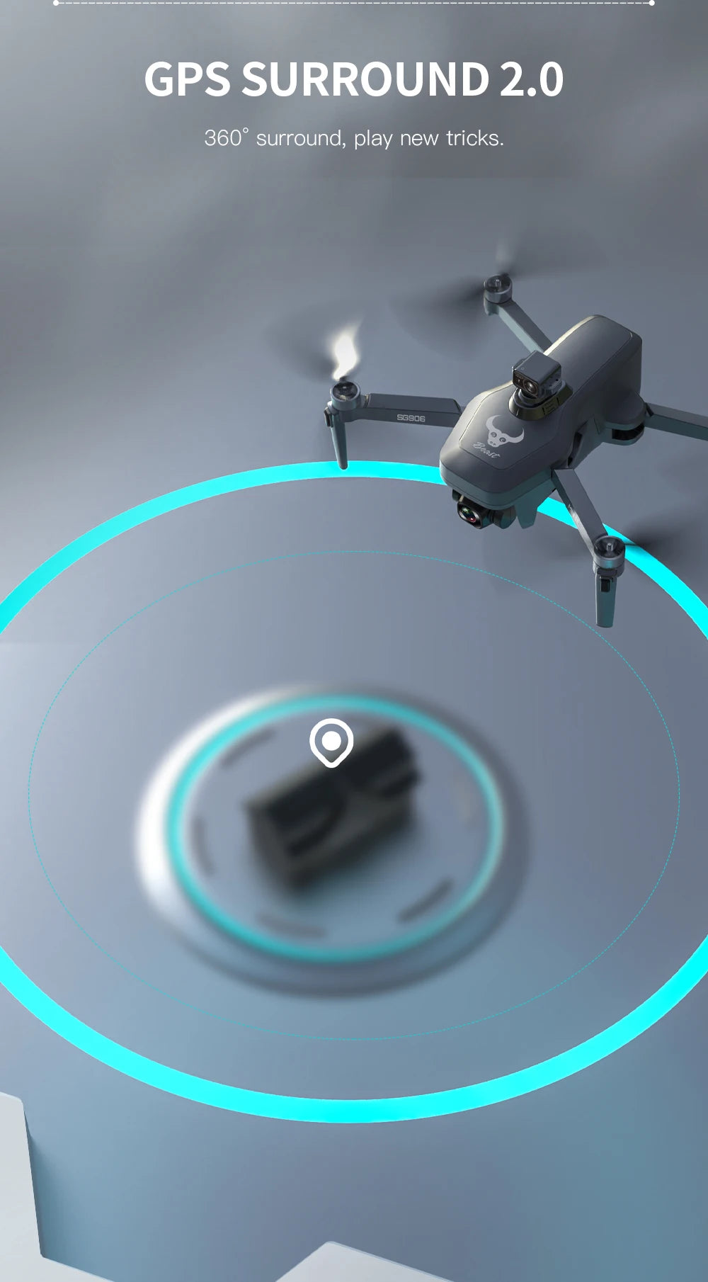 ZLL SG906 MINI SE Drone 4K HD Professional HD Camera 5G WiFi GPS With Brushless Motor 360° Obstacle Avoidance Quadcopter RC Dron 33 ZLL SG906 MINI SE Drone, GPS SURROUND 2.0 360" play new tricks: 55806 U.