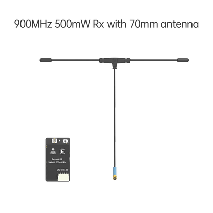 iFlight ELRS 500mW Receiver, ELRS 500mW receiver for FPV drones enables high-performance transmission and reception on 900MHz/2.4GHz frequencies.