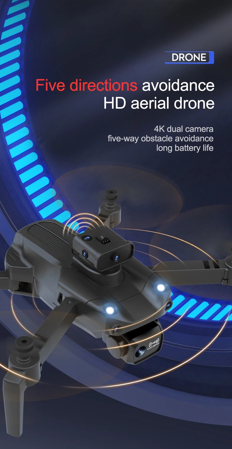 S172 Max Drone - Optical Flow Positioning Five-sided Obstacle Avoidance Drone 4K GPS WIFI FPV Folding Four-axis RC Helicopter Toy 13 S172 Max Drone, drone five directions avoidance hd aerial drone 4k dual camera