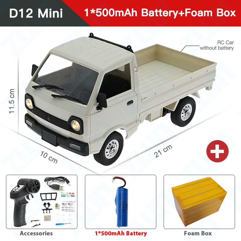 D12 Mini 1*500mAh Battery-Foam Box RC Car "without battery