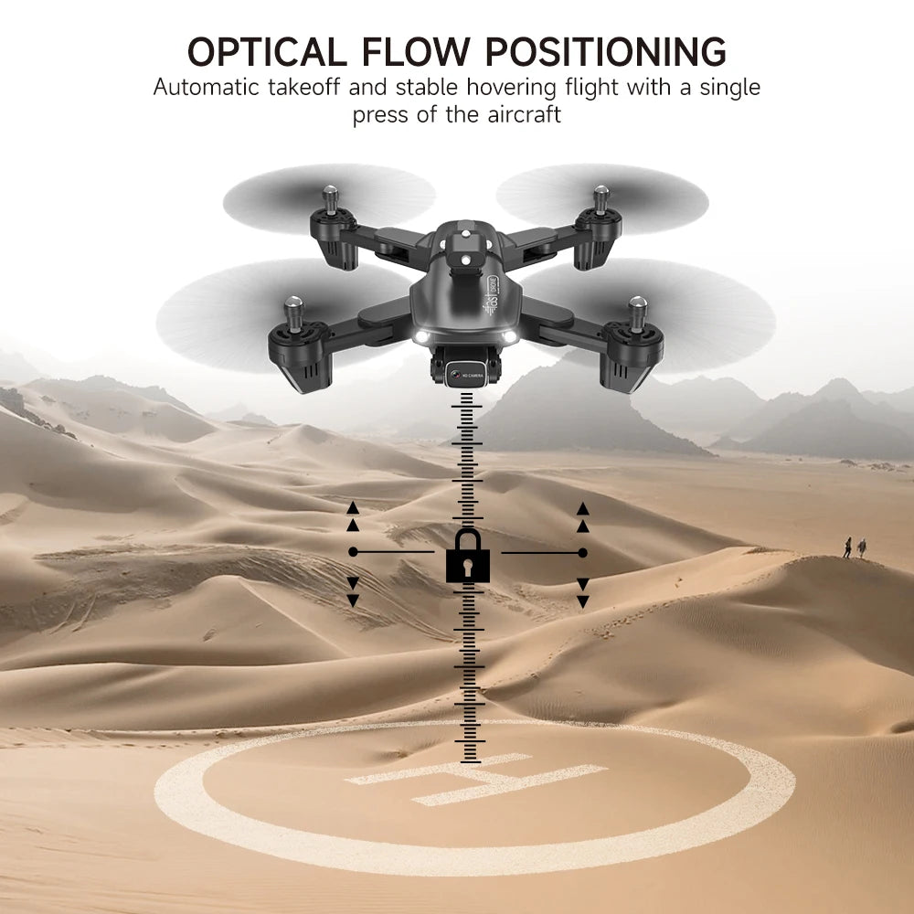 QJ F184 Drone, optical flow positioning automatic takeoff and stable hovering flight with a