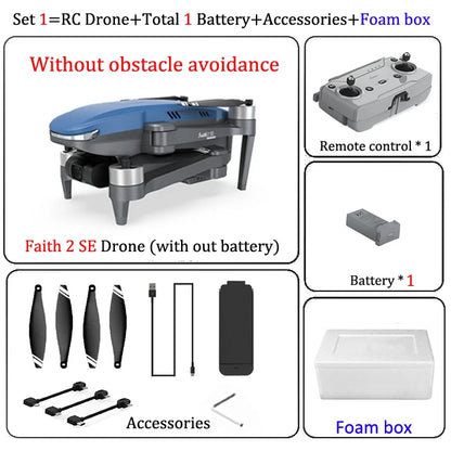 C-Fly Faith 2 SE Drone, Introduce C-Fly Faith 2 SE drone, features 3KM range, 4K camera, 3-axis gimbal, 540° obstacle avoidance, and GPS navigation.