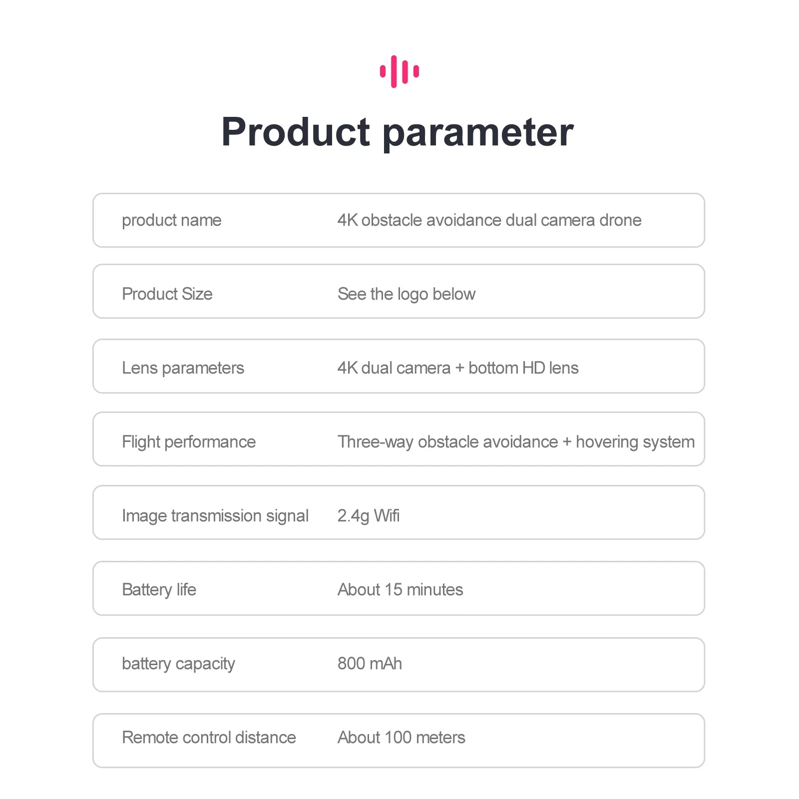 KBDFA KY907 Mini Drone - 4K HD Dual Camera Drone Automatic Obstacle Avoidance Foldable Quadcopter FPV Height Keep RC Dron Toy Gift 43 KBDFA KY907 Mini Drone, 2.4g wifi battery life about 15 minutes battery capacity 800 mah