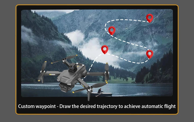 P20 GPS Drone, Custom waypoint- Draw the desired trajectory to achieve automatic
