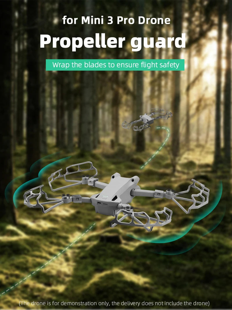 Mini 3 Pro Drone Propeller guard Wrap the blades to ensure flight safety . drone