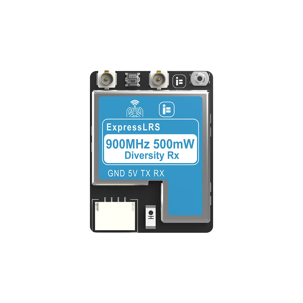 iFlight ExpressLRS ELRS Diversity Receiver, Ground use receiver supporting 900MHz with true diversity and compatible with 5V TX/RX.