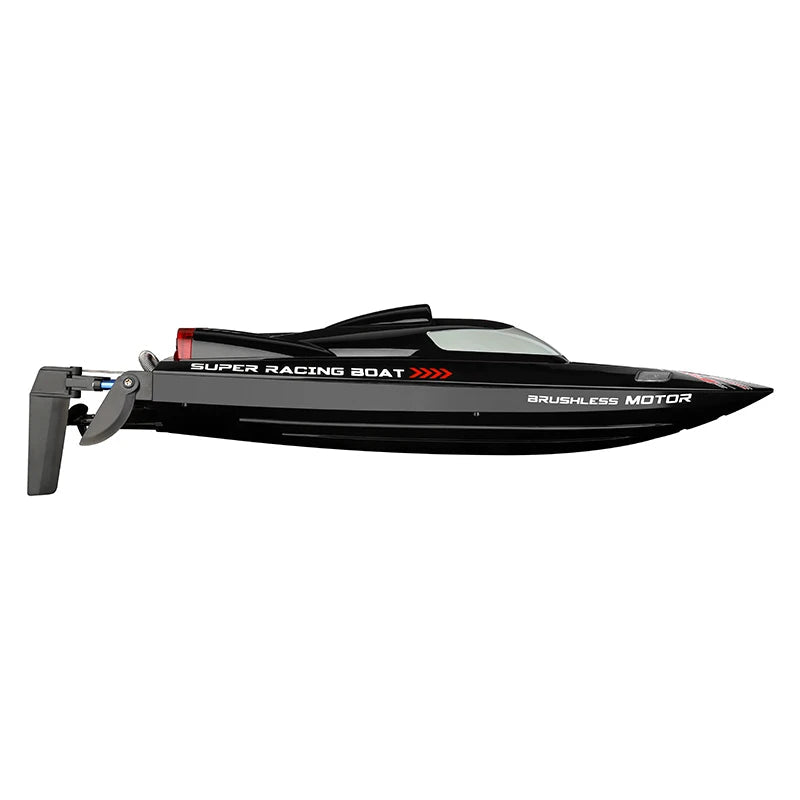 WLtoys WL916 RC Boat, High-speed brushless motor racing boat with 2.4GHz control, waterproof design, capsize recovery, and low battery alarm for reliable, thrilling performance.