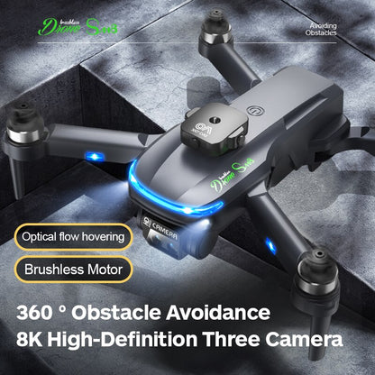 S118 Drone, Optical flow hovering Brushless Motor 360 Obstacle Avoid