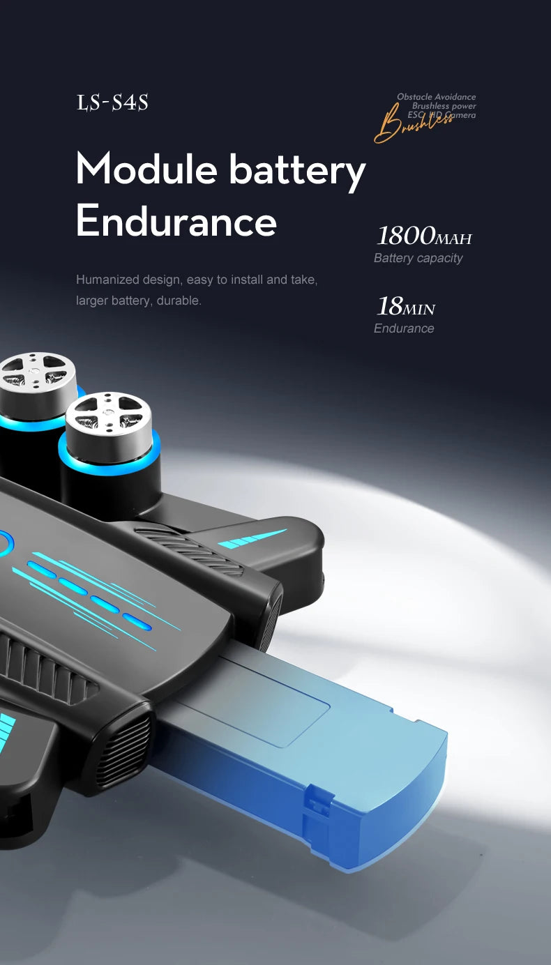 S4S Drone, Obstacle Avoidance LS-S4S Brushless power Lrf Module battery