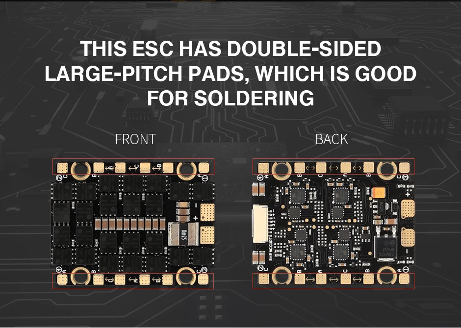 ESC HAS DOUBLE-SIDED LARGE-PITCH PA