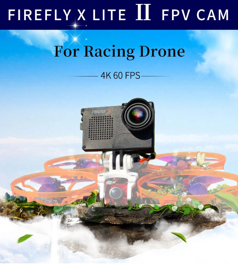 Hawkeye Firefly X LITE II 4K Naked Camera, FPV CAM:Hawkeye Firefly X LITE 4