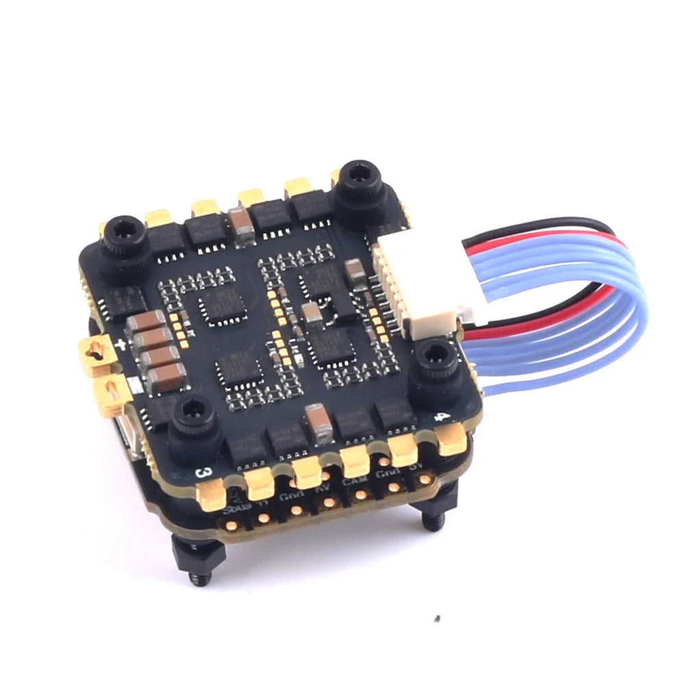 Skystars F411 Mini HD Flight Controller Stack, when you twist the wires of the camera VTX and RX you don't