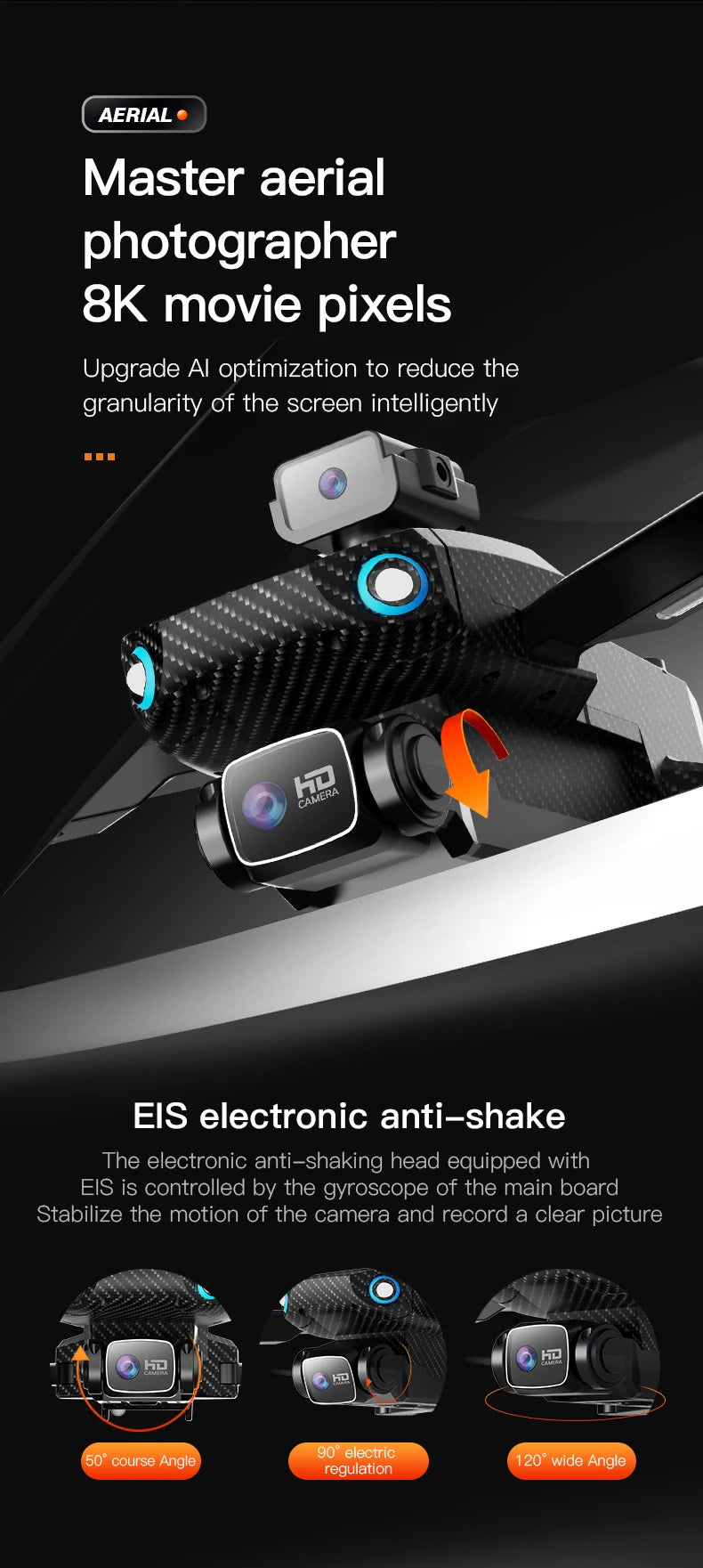 P8 Pro GPS Drone - 2023 Brushless 4K Dual Camera WIFI Quadcopter Five-Sided Intelligent Obstacle Avoidance Helicopter Toy 43 P8 Pro GPS Drone, aerial master aerial photographer 8k movie pixels upgrade al optimization to reduce the