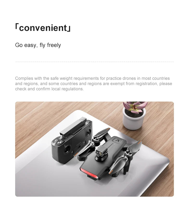 LU9 Max GPS Drone, some countries and regions are exempt from registration, please check local regulations .