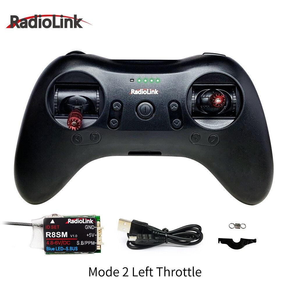 Radiolink T8S 2.4G 8 Channel Radio Remote Transmitter with Receiver R8EF Game Shape Controller 2000m for FPV Drone RC Aircraft - RCDrone